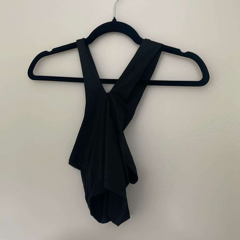 Black crop top from shein